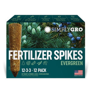 SimplyGro Fertilizer Spikes for Evergreen Trees & Shrubs