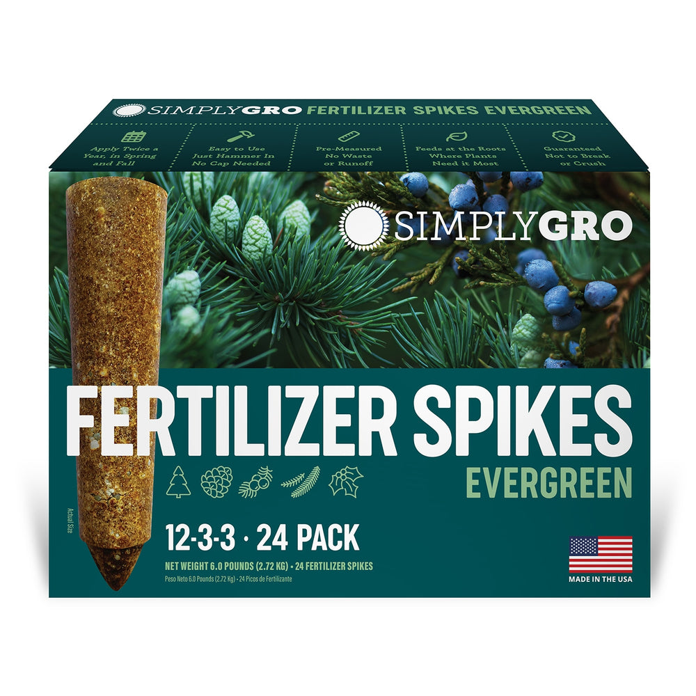 SimplyGro Fertilizer Spikes for Evergreen Trees & Shrubs