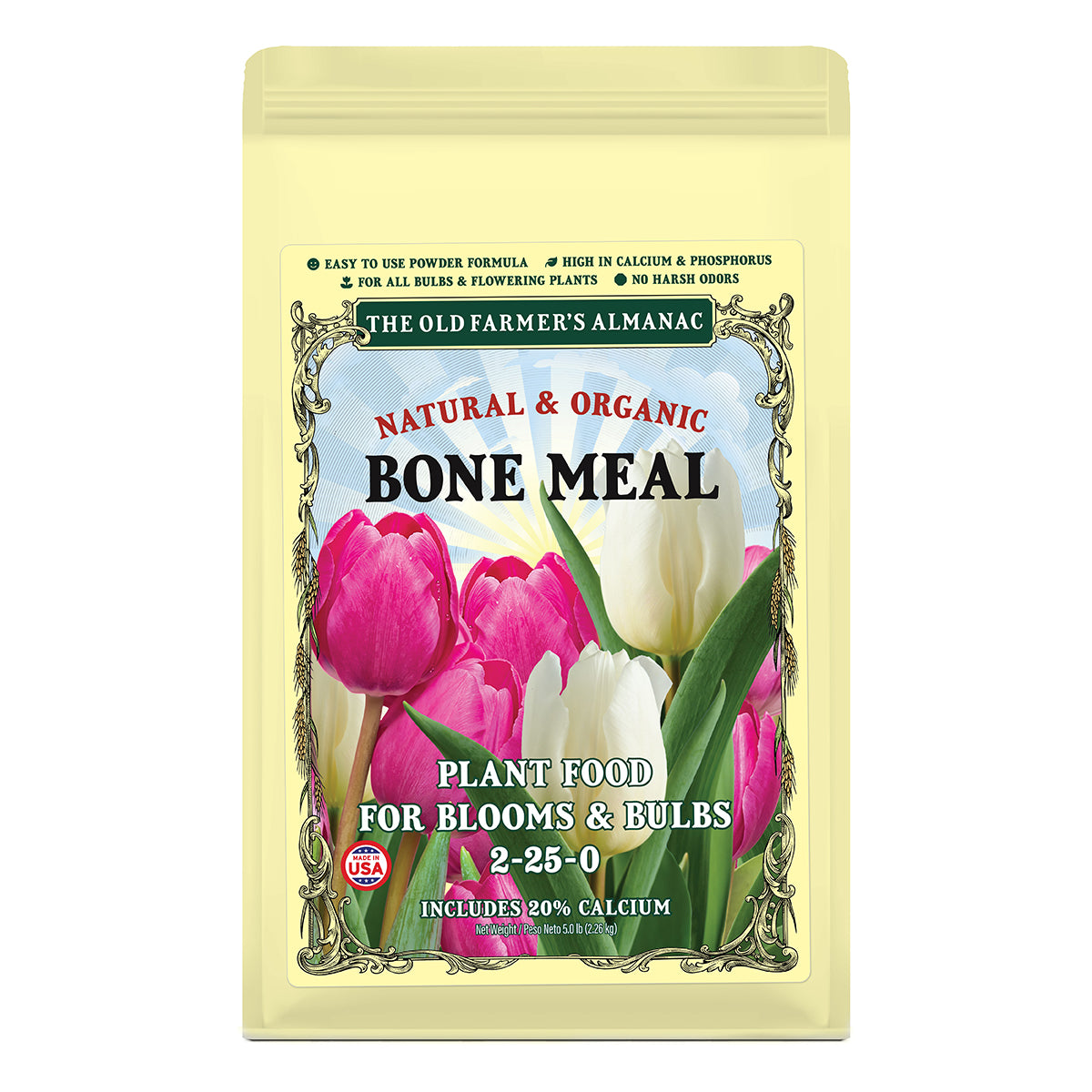The Old Farmer's Almanac Natural & Organic Bone Meal Plant Food 2-25-0
