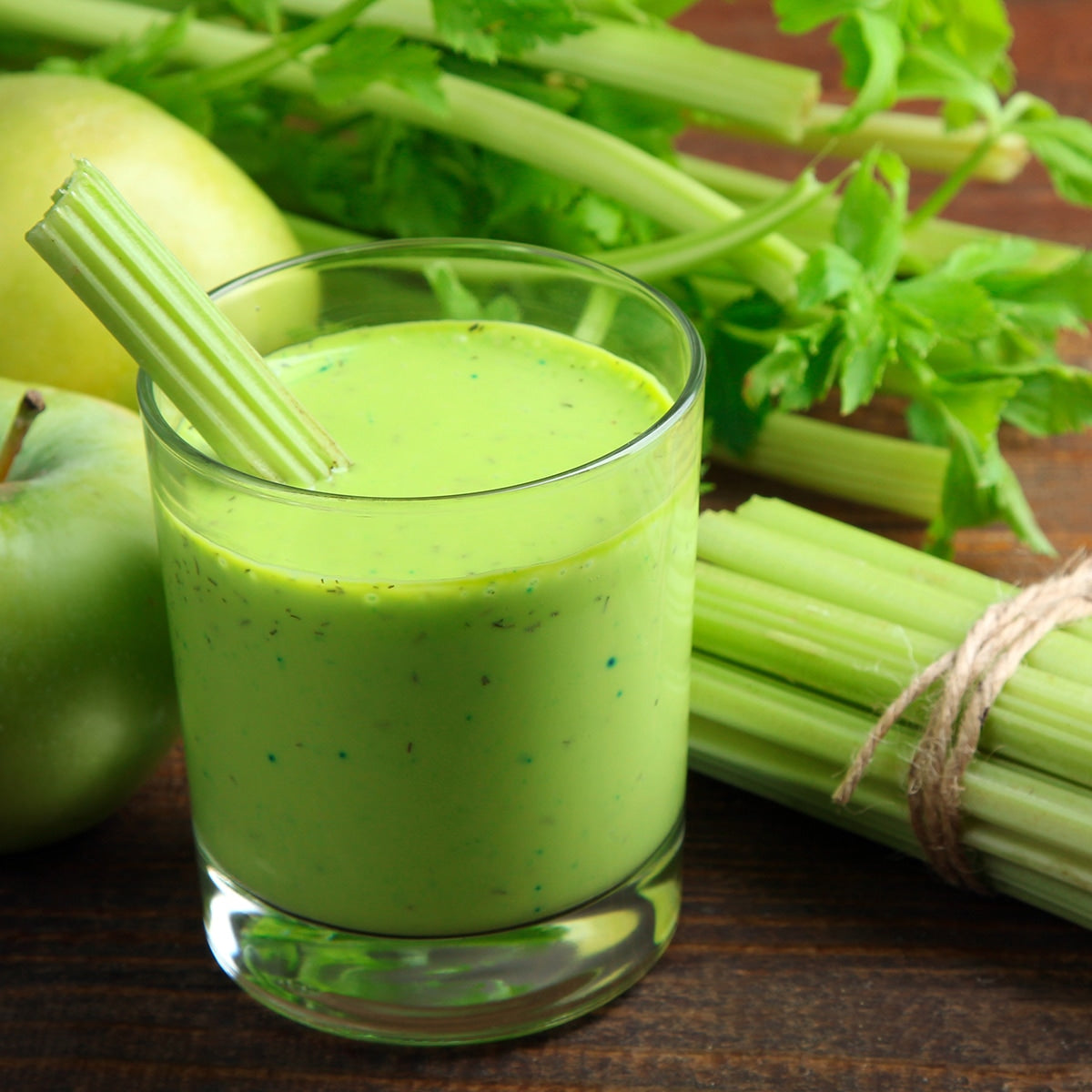 Celery Juice in a glass 