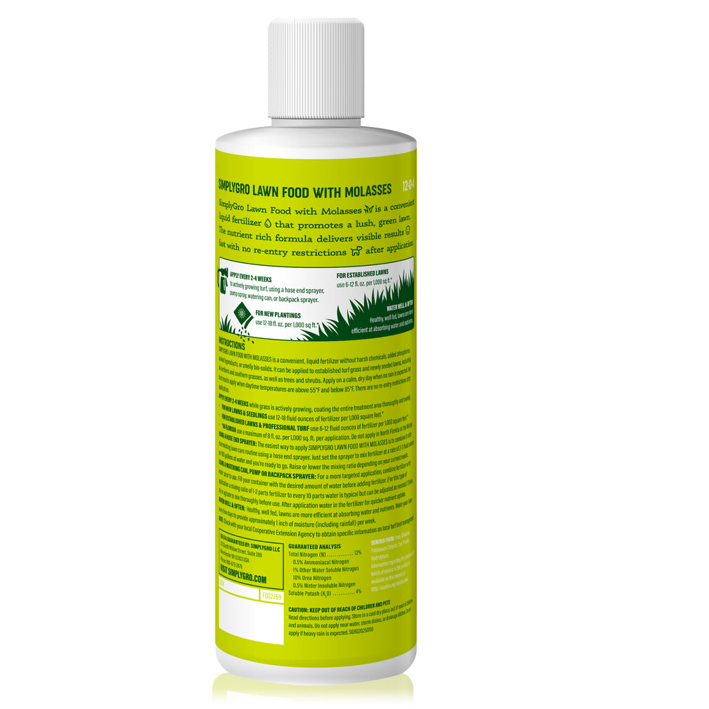 simplygro liquid lawn food with molasses 2.5 gallon jug