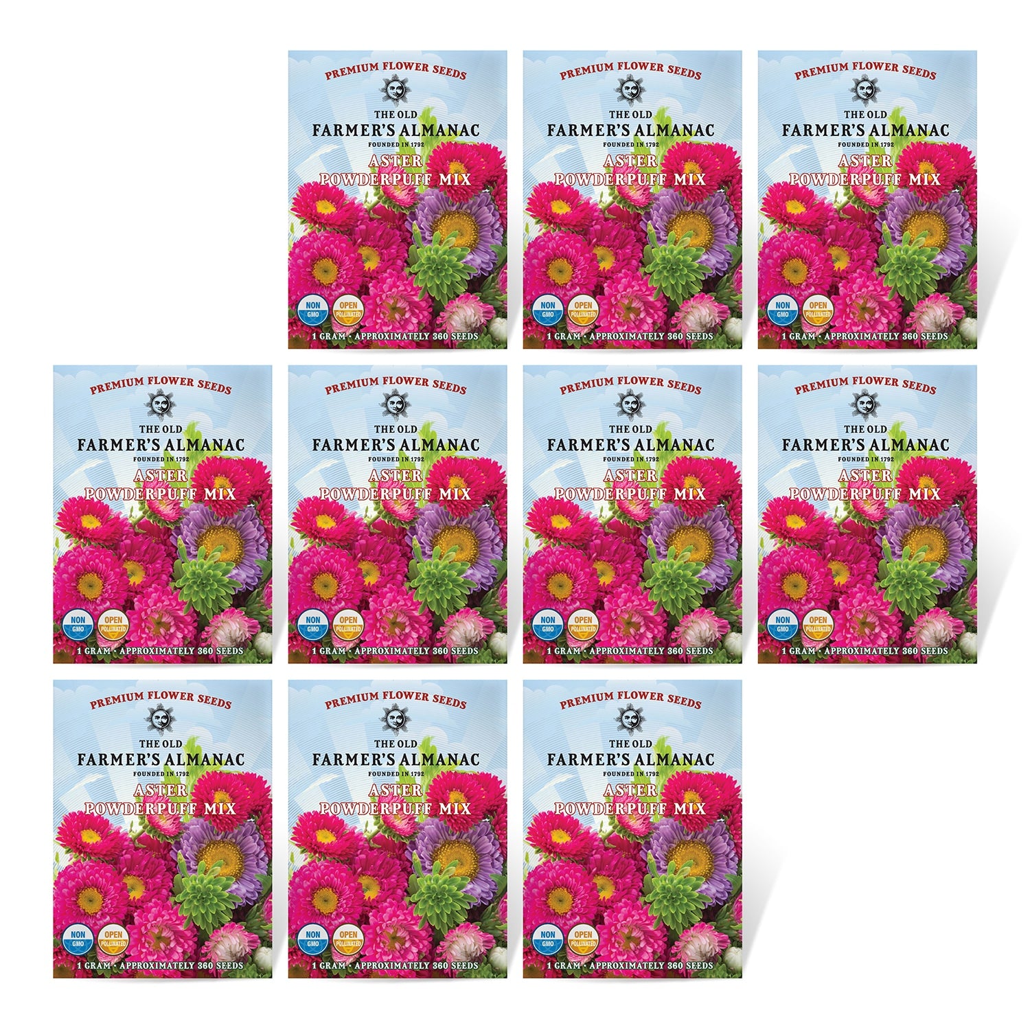 10 Pack The Old Farmer's Almanac Aster