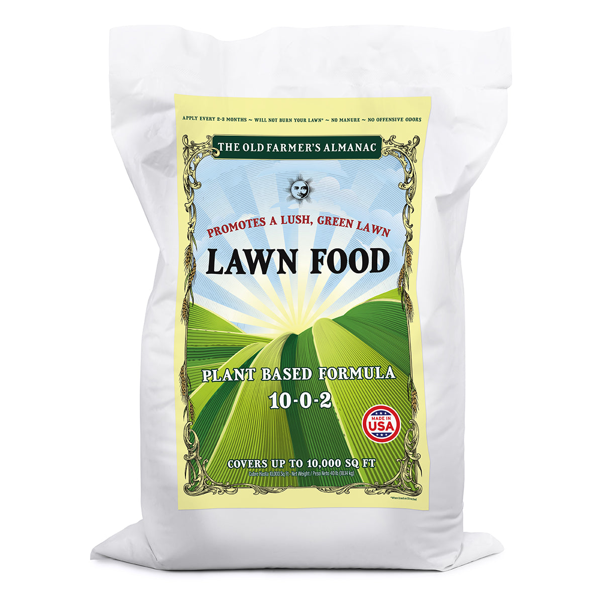 40 Pound Bag of The Old Farmer's Almanac Lawn Food Fertilizer