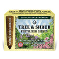 Packaging of The Old Farmer's Almanac Tree & Shrub Fertilizer Spikes 