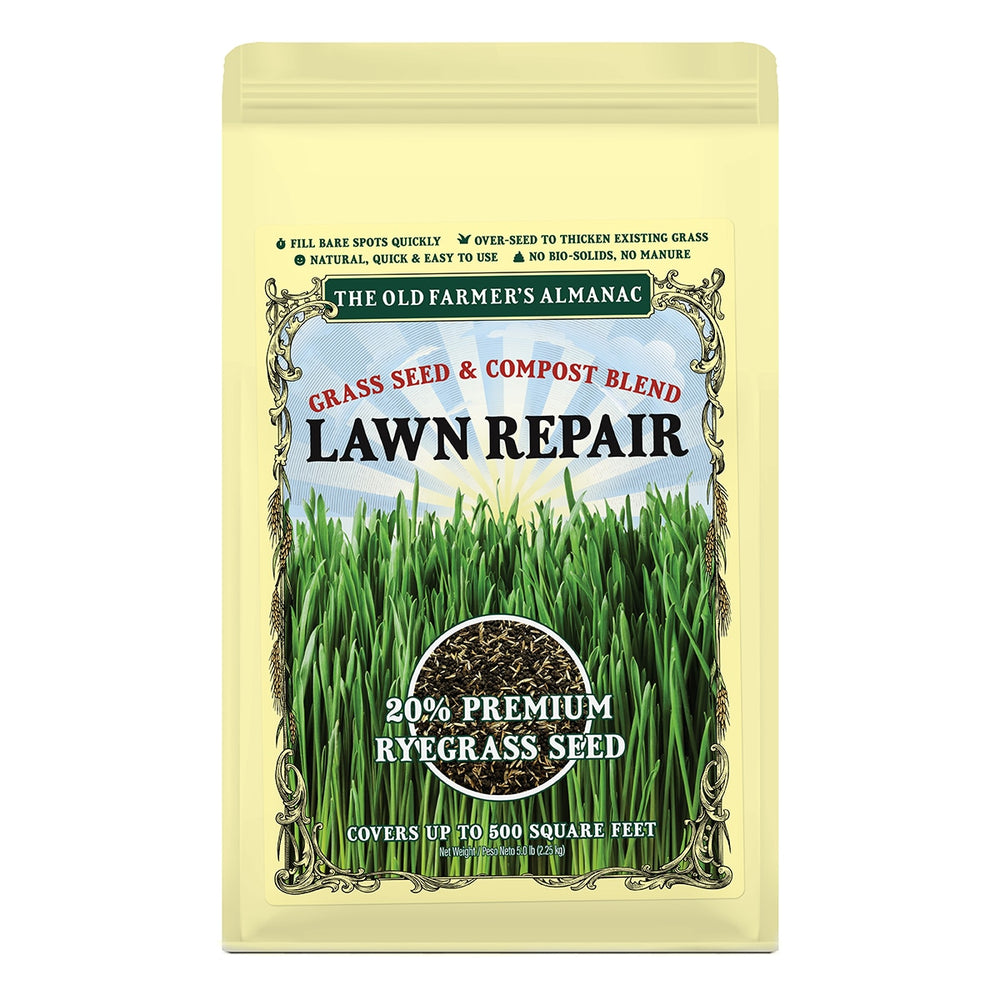 The Old Farmer's Almanac Lawn Repair Premium Grass Seed & Compost Blend