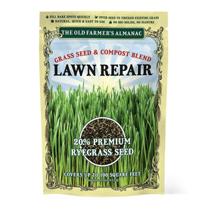 The Old Farmer's Almanac Lawn Repair Premium Grass Seed & Compost Blend