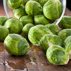 The Old Farmer's Almanac Heirloom Long Island Improved Brussels Sprouts Seeds - Premium Non-GMO, Open Pollinated, USA Origin, Vegetable Seeds